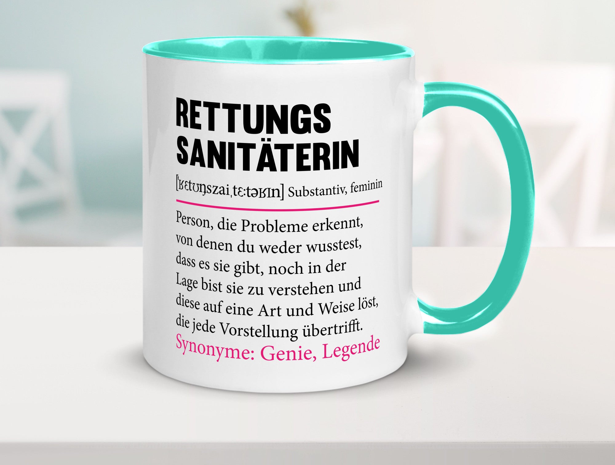 Rettungssanitäterin | Beruf Sanitäter Spruch v2 Humor Arbeit Kollegen Büro