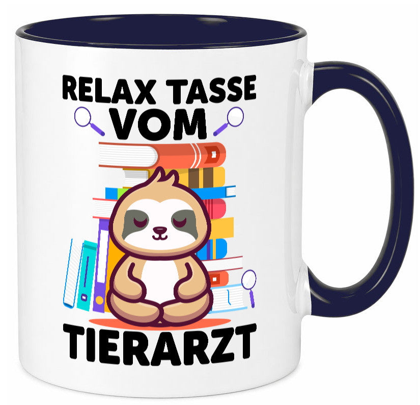 Relax Tasse: Tierarzt | Tiermedizin Mediziner Geschenkidee Tierliebhaber Humor