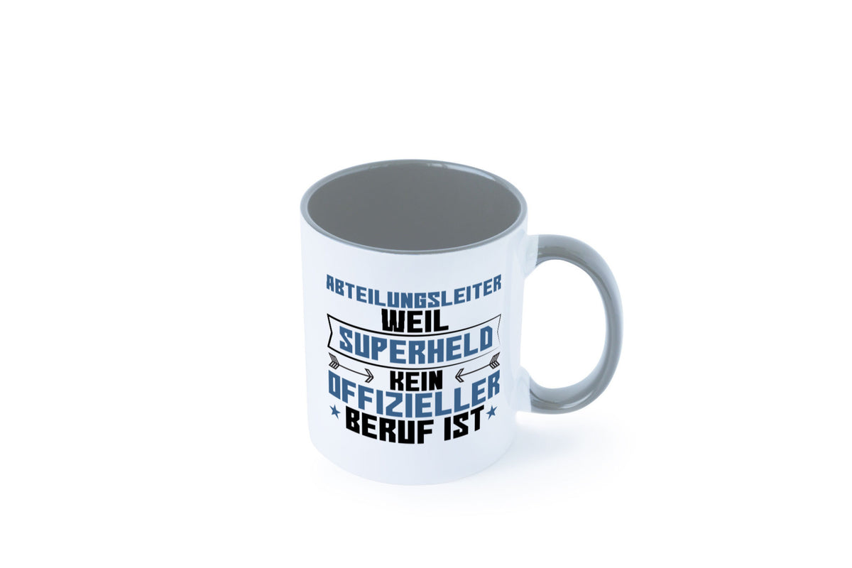 Superheld Abteilungsleiter| Führungskraft Geschenkidee Humor Tasse