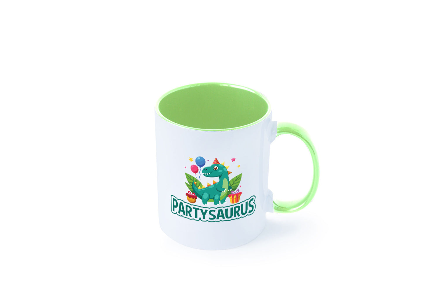 Partysaurus | Geburtstag Dinosaurier Luftballon Geschenkidee Humor Tasse