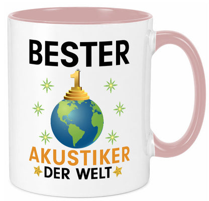 Welt Bester Akustiker | Akustik Hörgeräteakustik Geschenkidee Humor Tasse