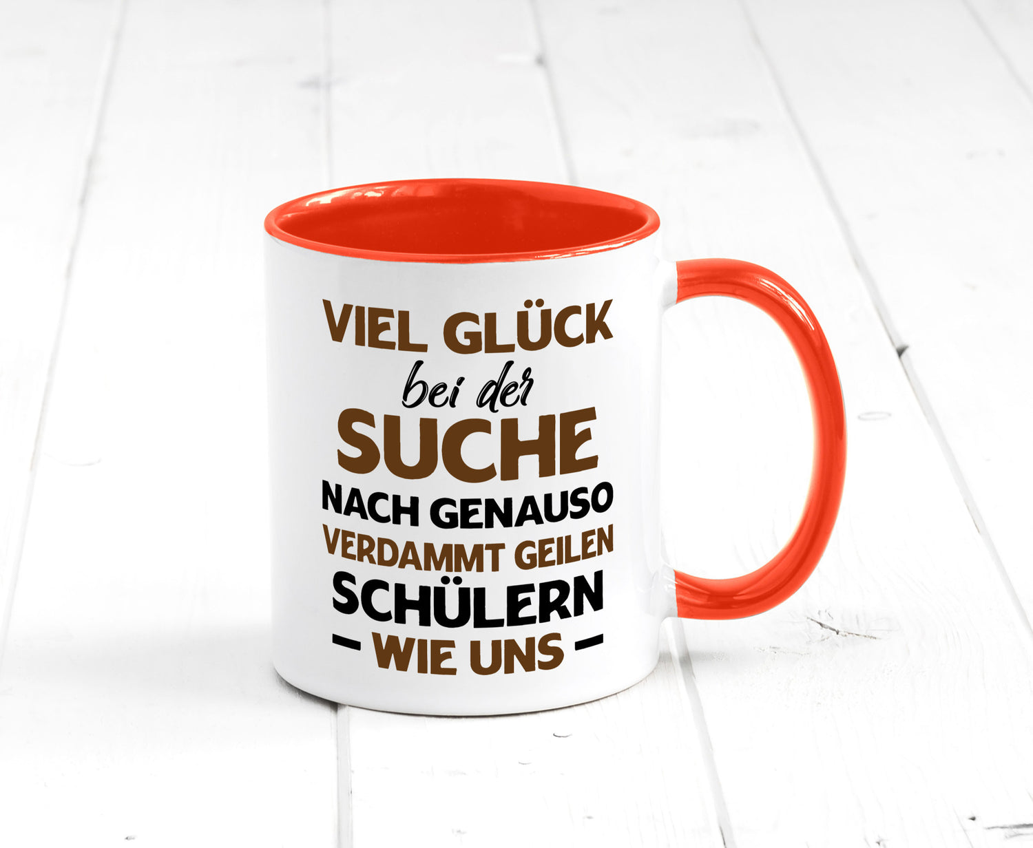 Viel glück | Geile schüler Schule Beste Lehrerin lustig Humor Geschenkidee