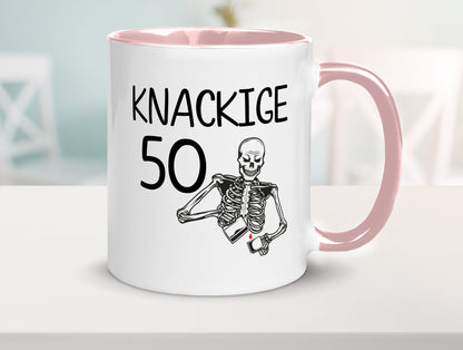 50. Geburtstag | Alt Knackig und Geschenk Geschenkidee lustiger Spruch Tasse