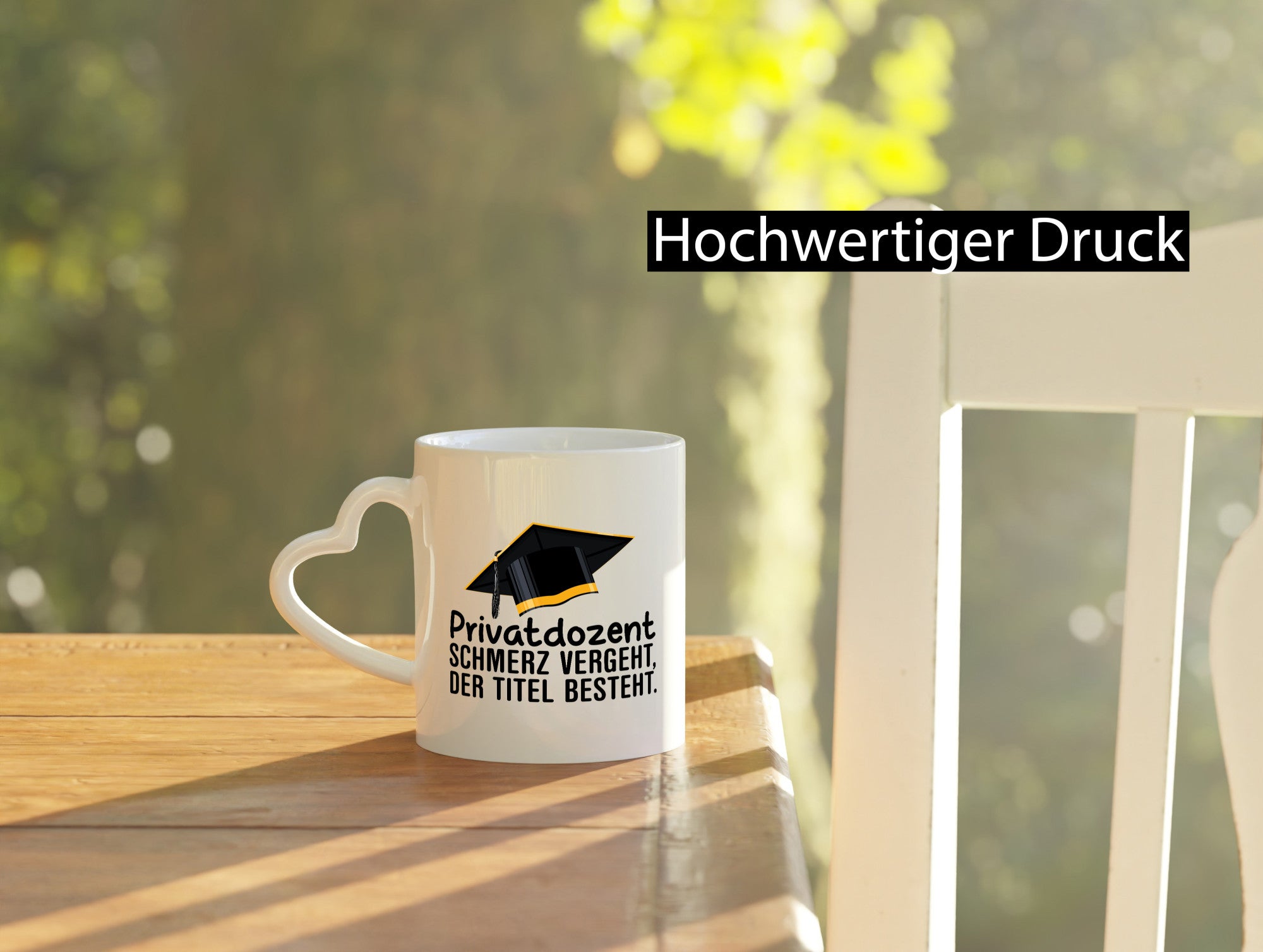 Privatdozent | Der Titel besteht Beachlor Humor Geschenkidee Tasse
