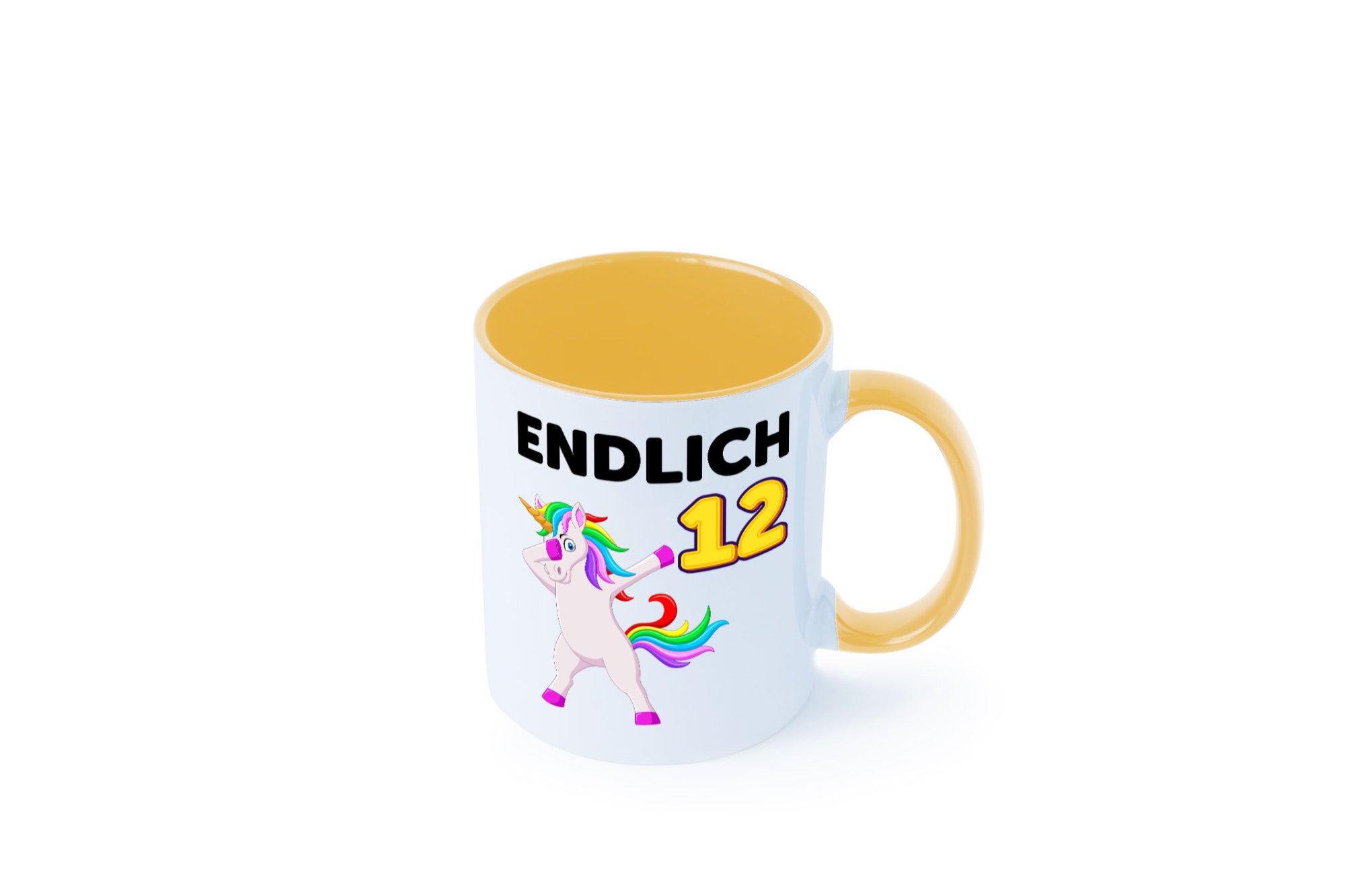 12. Geburtstag | endlich 12 Jahre Einhorn Mädchen lustig Geschenkidee Geschenk