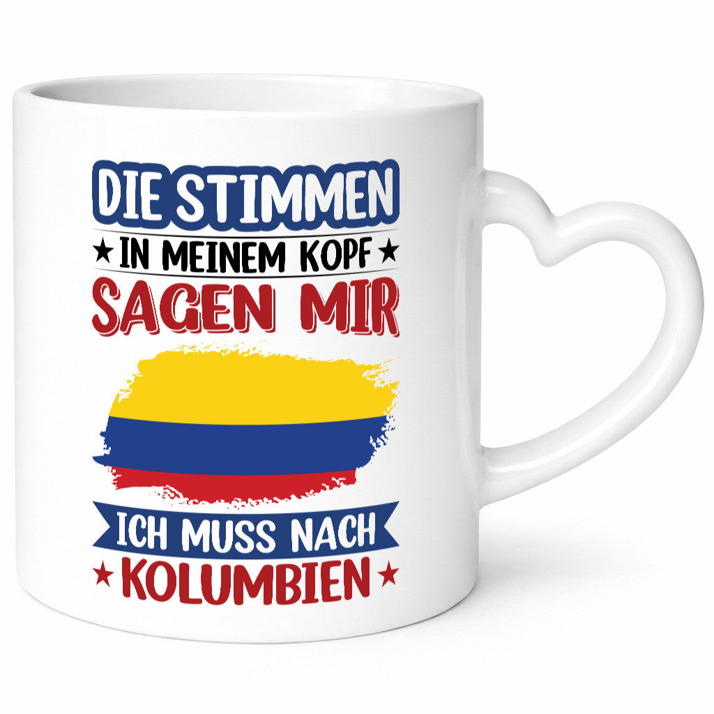 Kolumbien | Urlaub Stimmen in meinem Kopf Traumland Geschenk Humor Geschenkidee