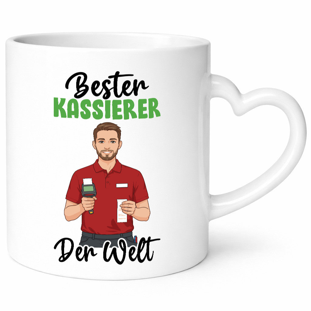 Bester Kassierer v2 Geschenkidee Humor Tasse
