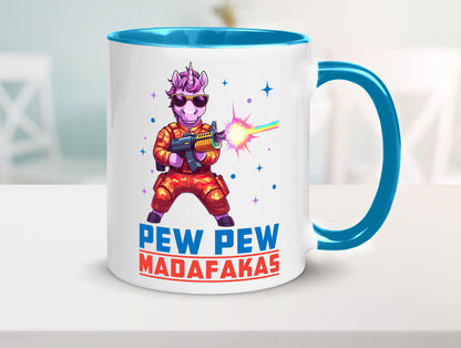 Pew Madafakas vl5 lustiger Spruch Geschenk Humor Geschenkidee Tasse