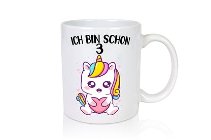3. Geburtstag | Ich bin schon 3 Jahre Einhorn Mädchen lustig Geschenkidee