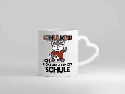 Ich kicke jetzt in der Schule | Fußball Kind lustiger Spruch Geschenk Humor