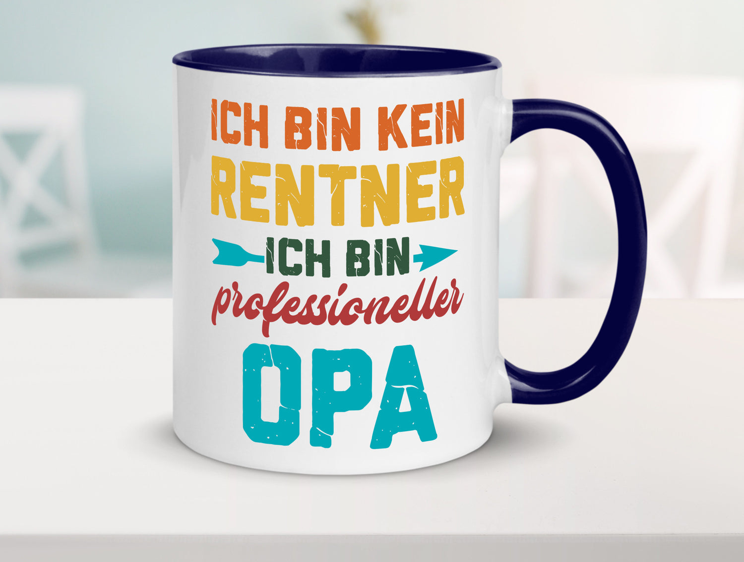 Ich bin Professioneller Opa | Rentner Großvater Geschenkidee Familie Humor Tasse