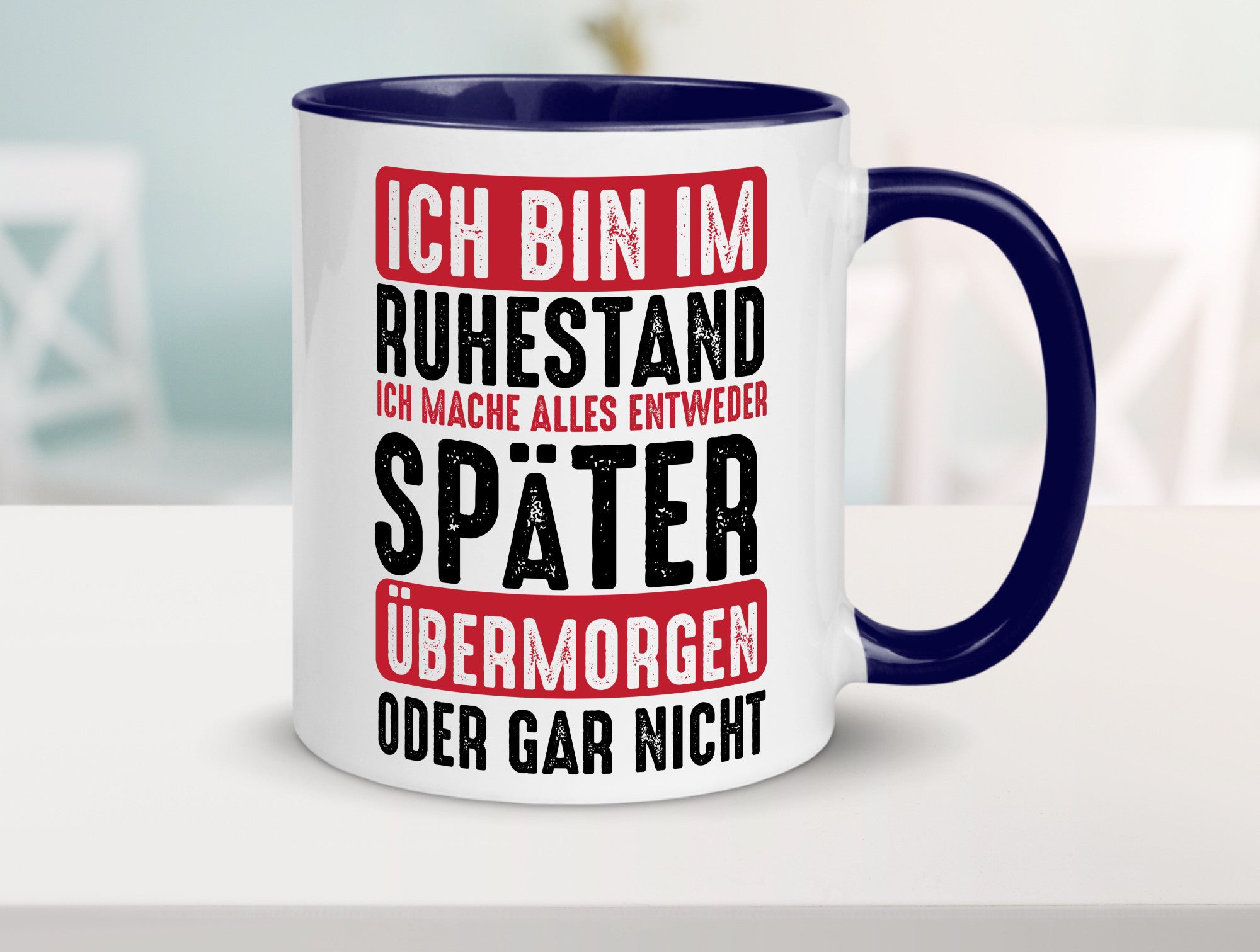 Ich mache alles später oder gar nicht | Rentner Ruhestand Geschenkidee Jubiläum