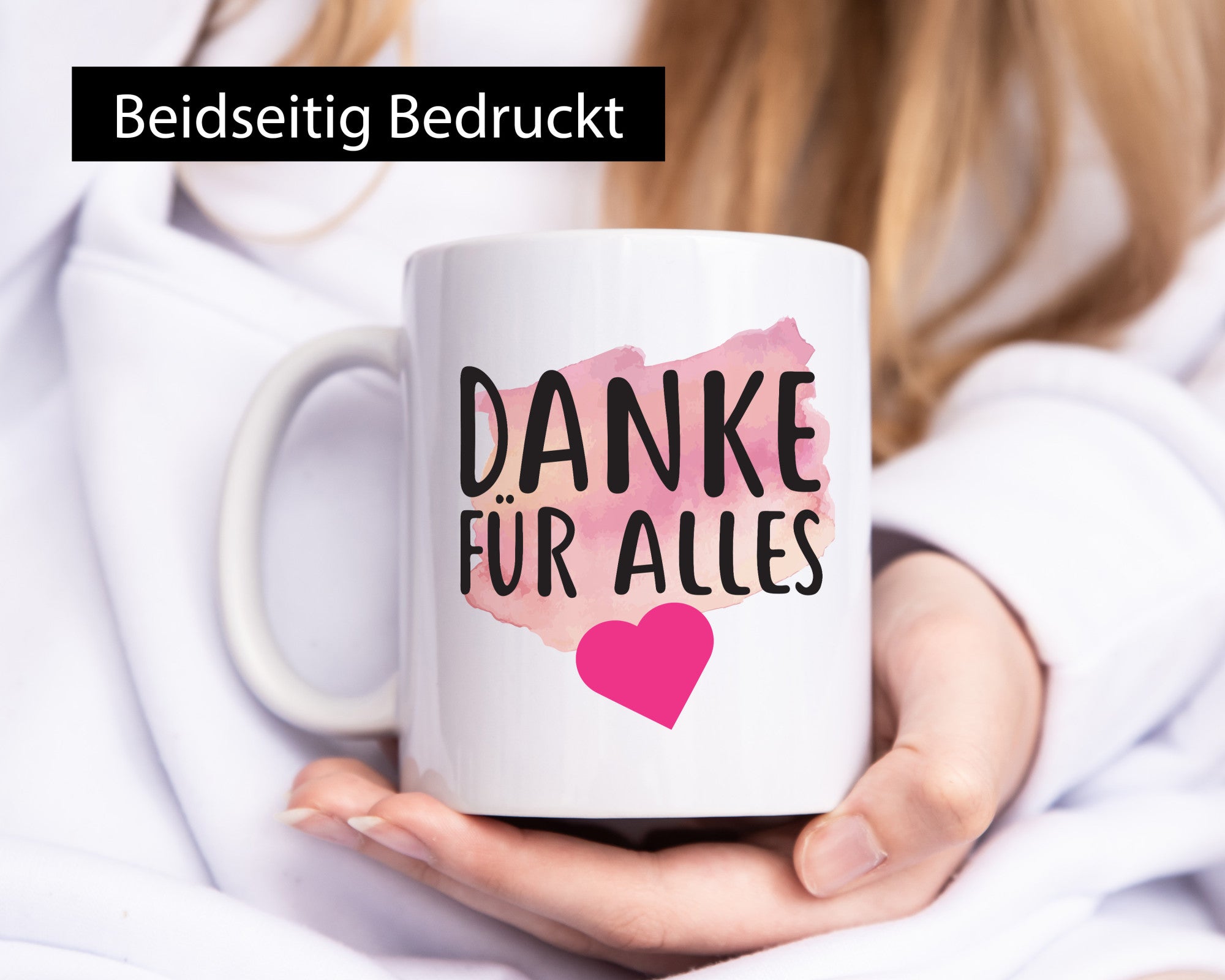Danke für Alles | Dankeschön Tasse Mama Kollegin Geschenkidee Familie Humor
