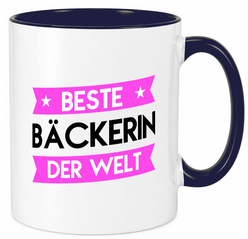 Beste Bäckerin | Bäckerei Frauen Backen lustig Humor Geschenkidee Geschenk Tasse