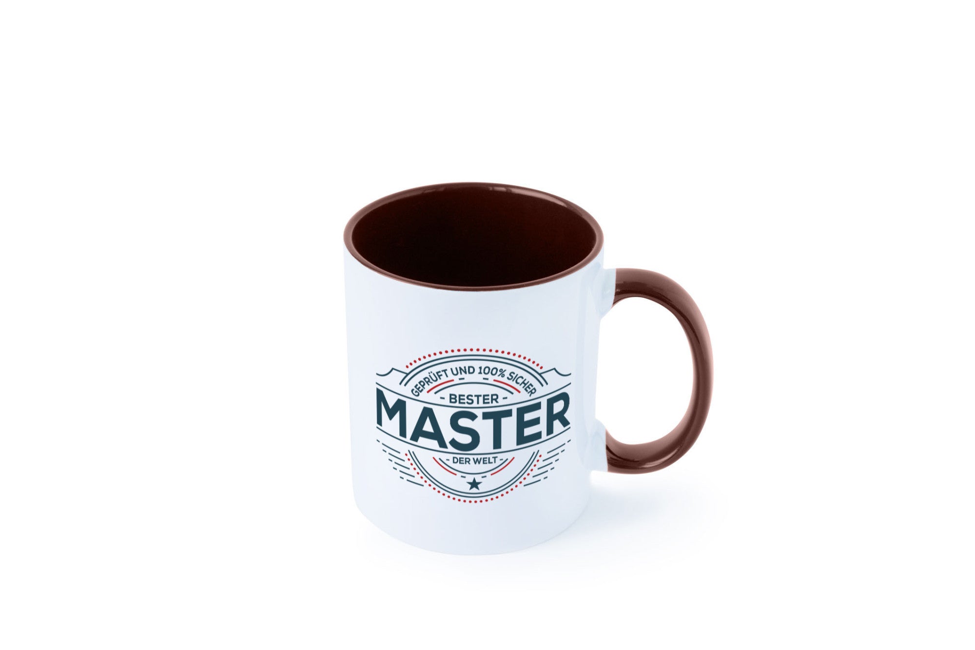 Geprüft und sicher: Master | Universität Student lustig Humor Geschenkidee
