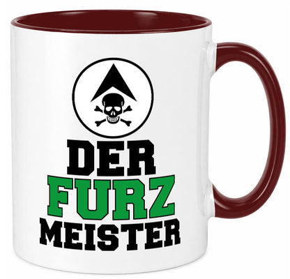 Der Furz Meister | Männer Tasse derber Humor Furzen lustiger Spruch Geschenk