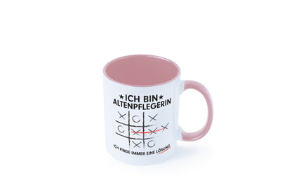 Lösung Finden: Altenpflegerin | Pflegepersonal lustiger Spruch Geschenk Humor