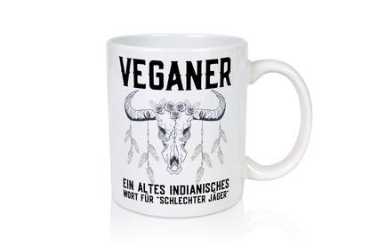 Veganer | schlechter Jäger Witz Indianer Sprichwort lustiger Spruch Geschenk