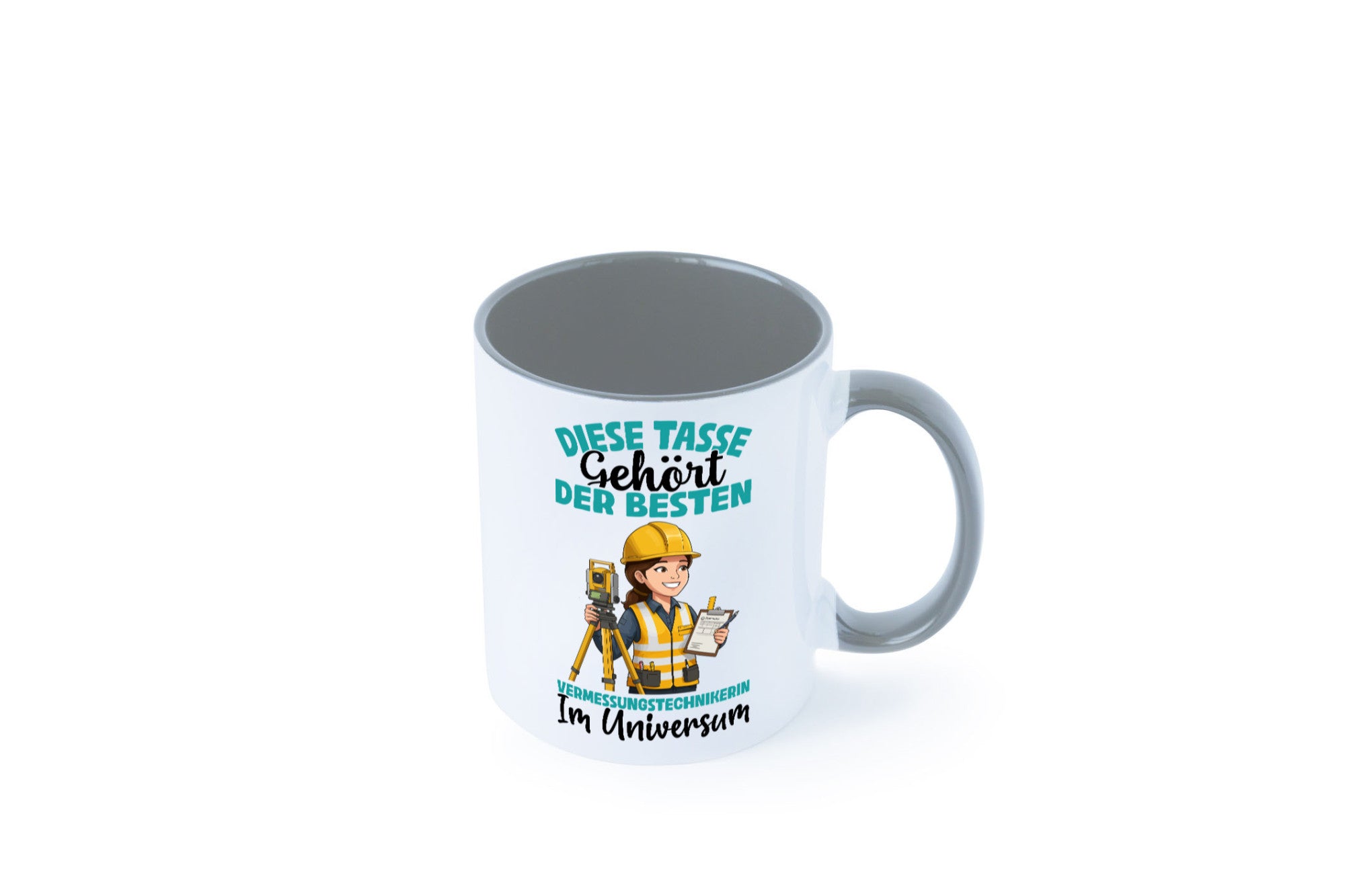 Im Universum: Vermessungstechnikerin | Techniker lustiger Spruch Geschenk Humor