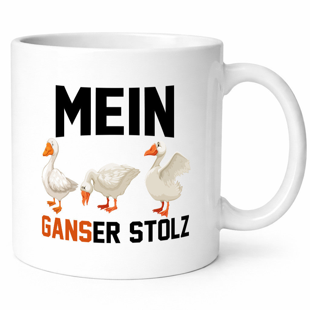 Mein ganser Stolz | Gans Gänsezüchter v2 lustig Humor Geschenkidee Geschenk