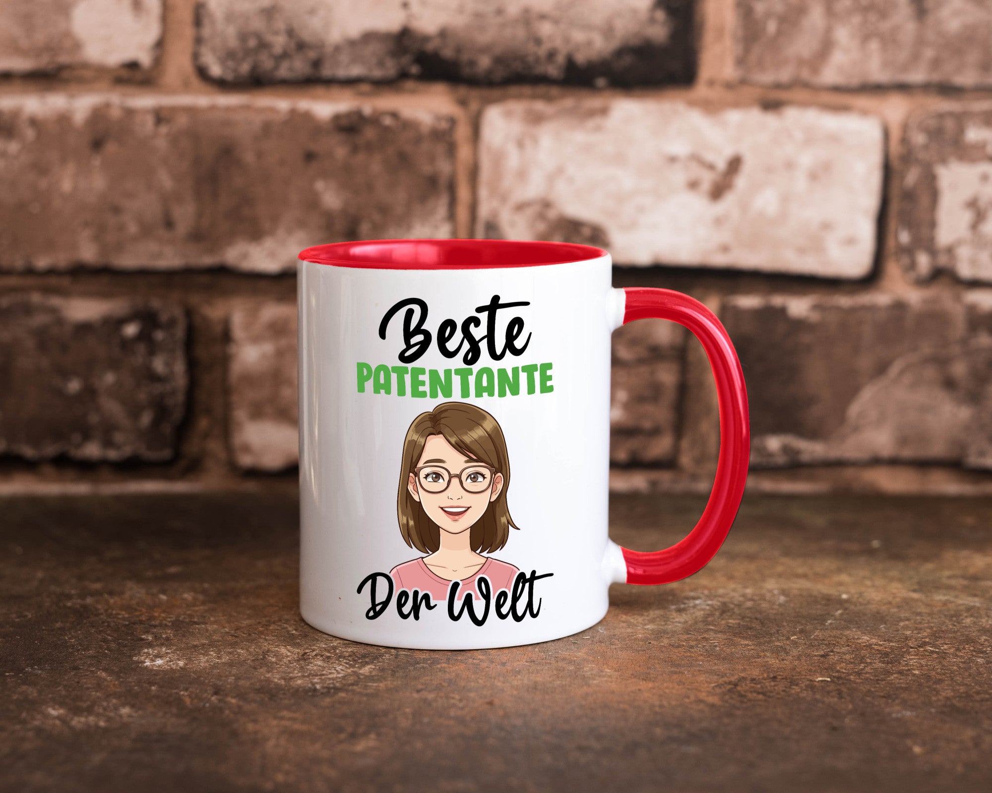Beste Patentante | Tante lustiger Spruch Geschenk Humor Geschenkidee Tasse