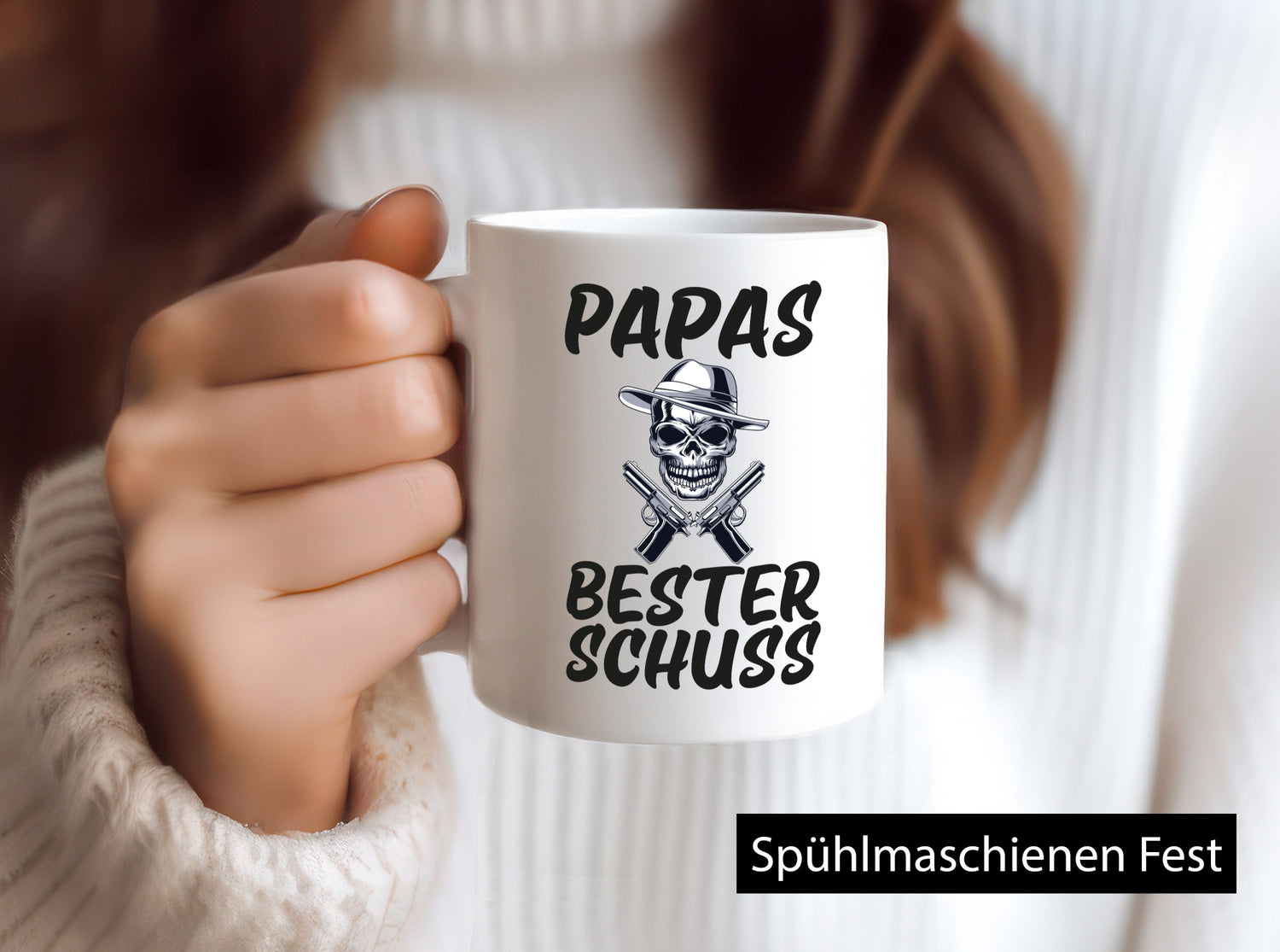Papas bester schuss | Vatertag Papa der Welt Humor Familie Geschenkidee Tasse