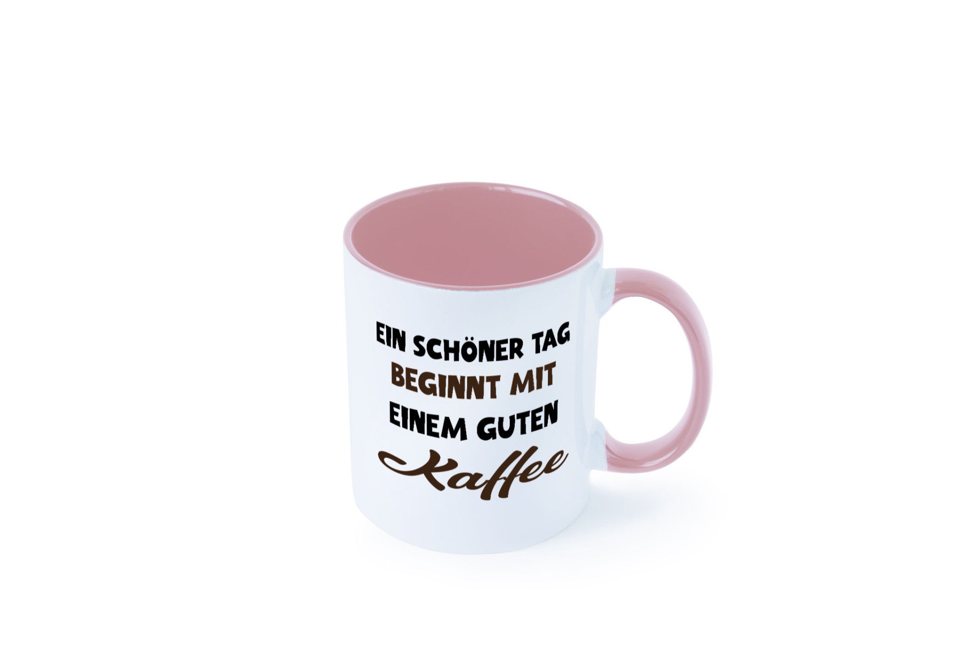 Ein Schöner Tag beginnt mit einem guten Kaffee Geschenk Humor Geschenkidee