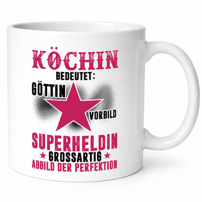Bedeutung von Köchin | Chefköchin Chefkoch lustiger Spruch Geschenk Arbeit