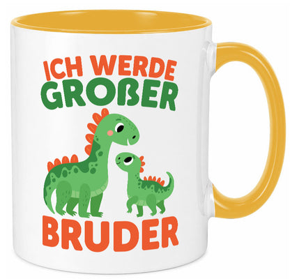 Ich werde Großer Bruder | Dino Brudersaurus lustig Humor Geschenkidee Geschenk