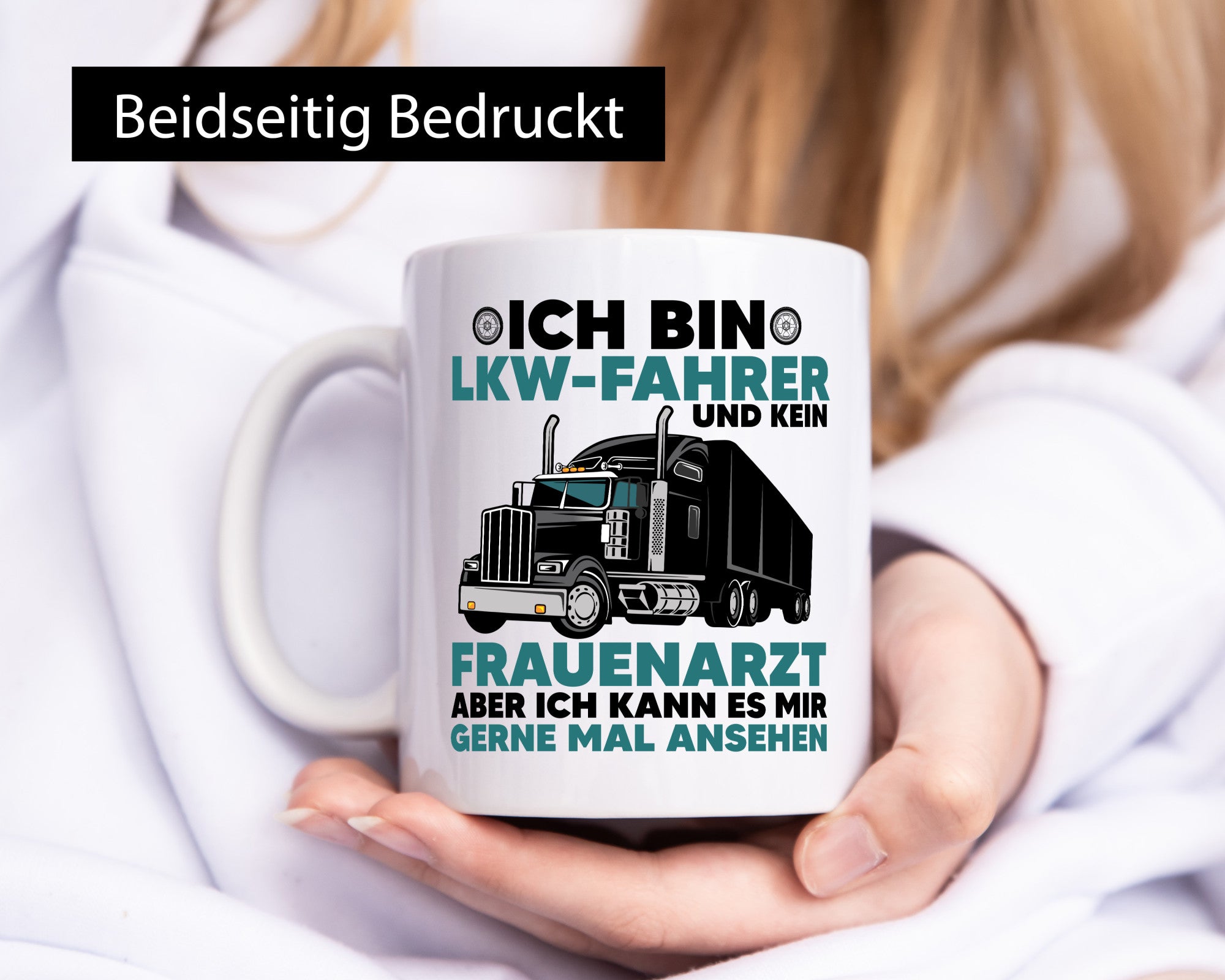 Ich bin LKW-Fahrer | Frauenarzt Trucker Geschenk Humor Geschenkidee lustiger