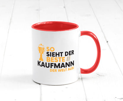 Der Weltbeste Kaufmann Kaufmänner lustig Humor Geschenkidee Geschenk Tasse