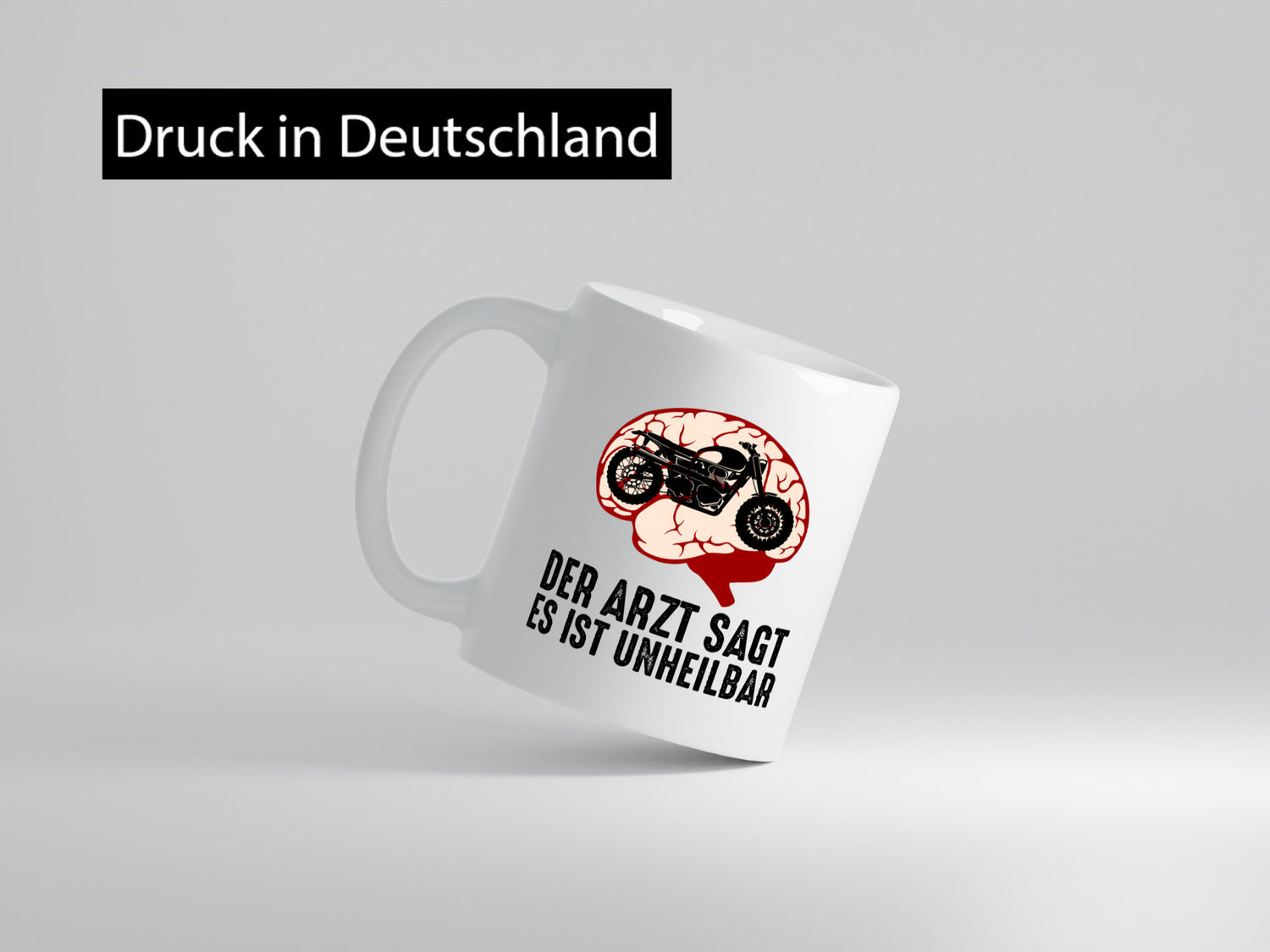 Der Arzt sagt es ist unheilbar | Motorrad Geschenk Humor Geschenkidee lustiger