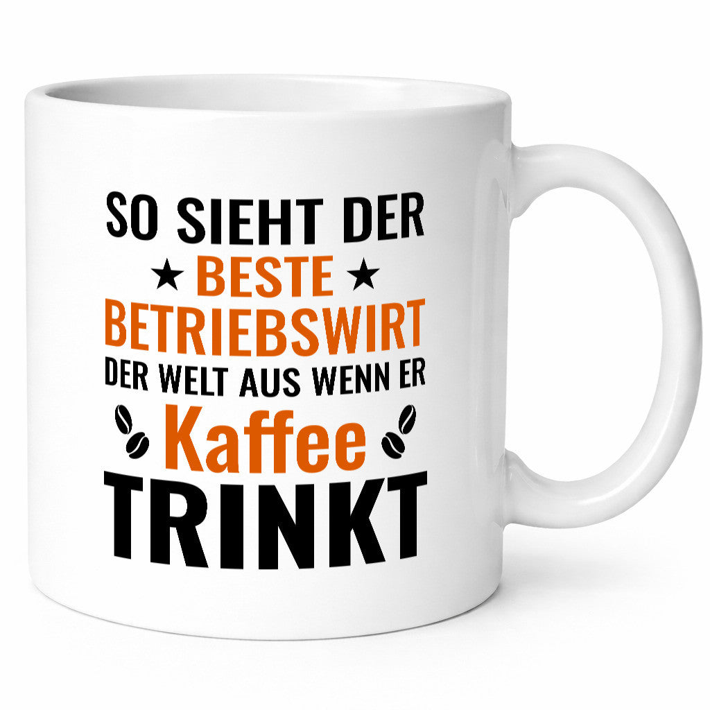 Kaffee trinkt: Betriebswirt | Betriebswirtschaft Geschenk Humor Geschenkidee