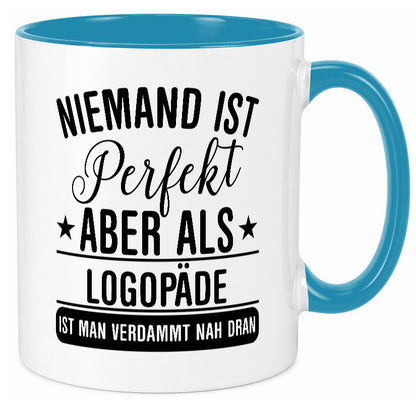 Verdammt nah dran: Logopäde | Sprachtherapie lustig Humor Geschenkidee Geschenk