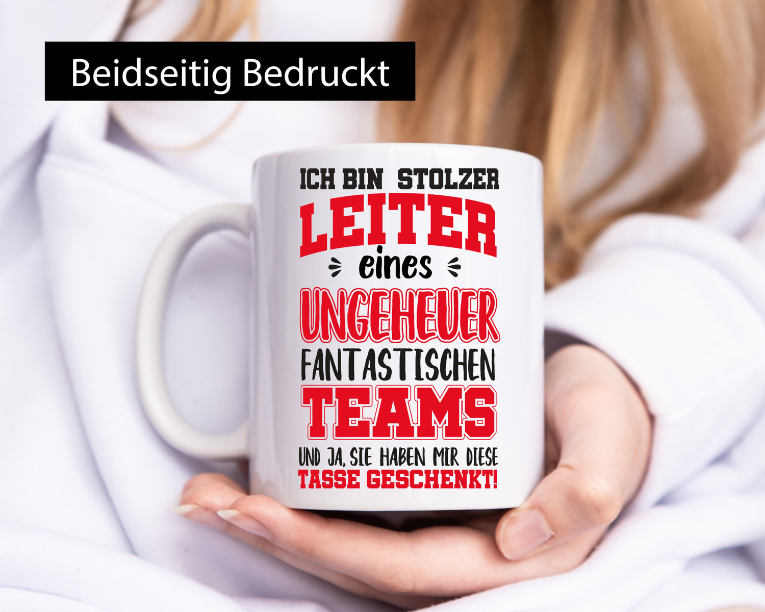 Stolzer Teamleiter | Beruf Tasse Mitarbeiter Humor lustiger Spruch Geschenk