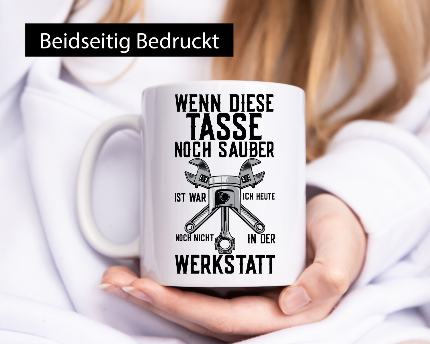 Werkstatt | KFZ Mechaniker Auto Werkzeug Zahnrad lustiger Spruch Geschenk Humor
