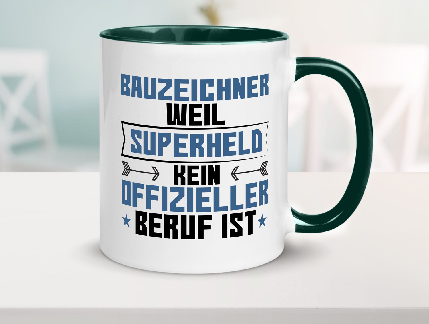 Superheld Bauzeichner | Zeichner Geschenk Humor Geschenkidee lustiger Spruch