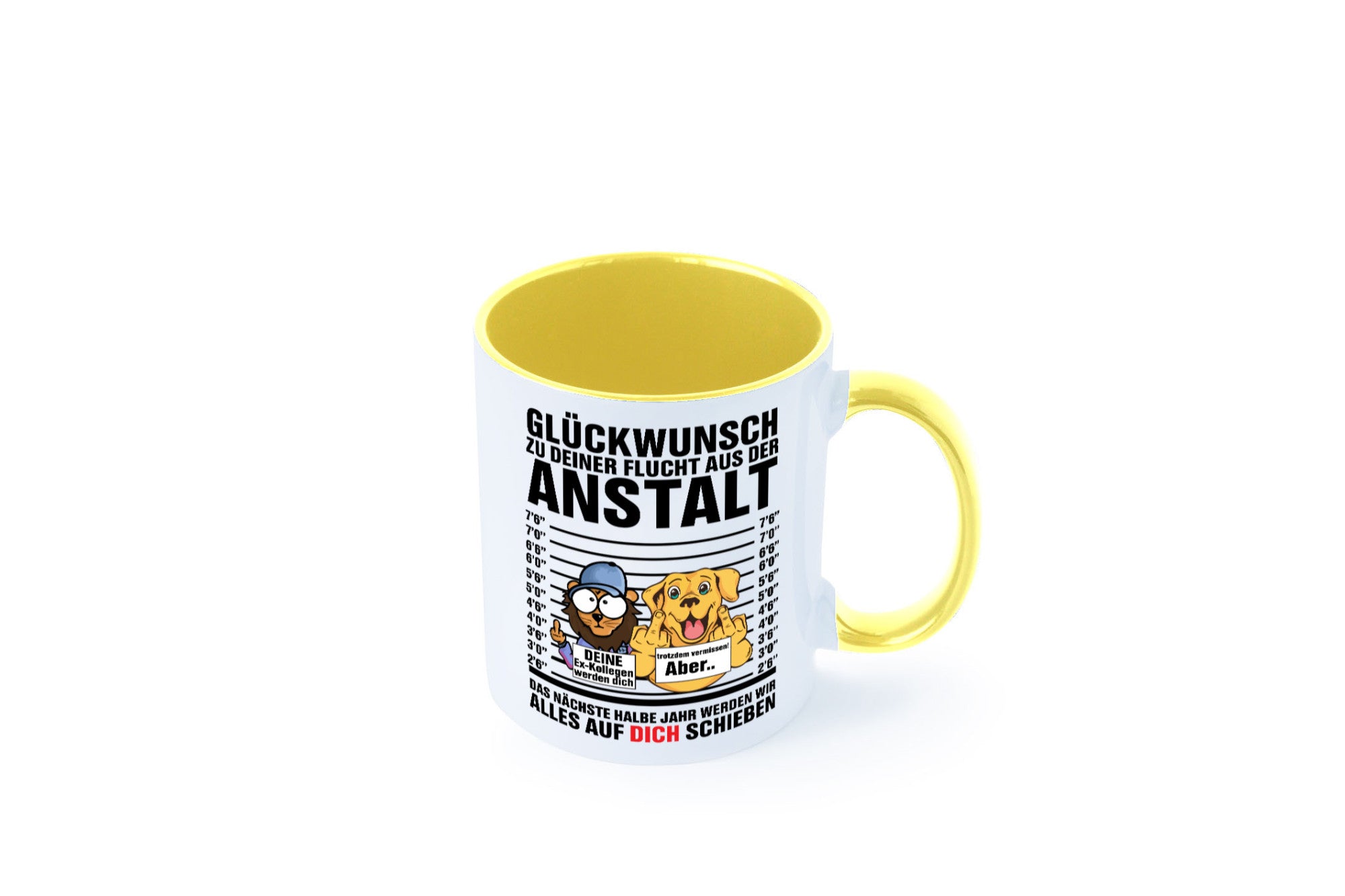 Glückwunsch zu deiner Flucht | Abschiedgeschenk v3 Geschenk Humor Geschenkidee