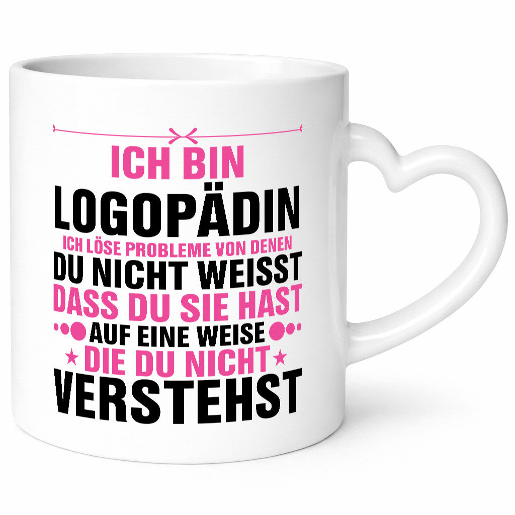 Löse Probleme: Logopädin | Sprachtherapie v2 lustiger Spruch Geschenk Humor