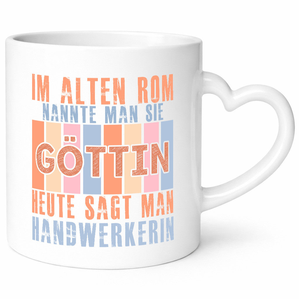 Heute sagt man: Handwerkerin | Handwerkerinnen Geschenk Humor Geschenkidee