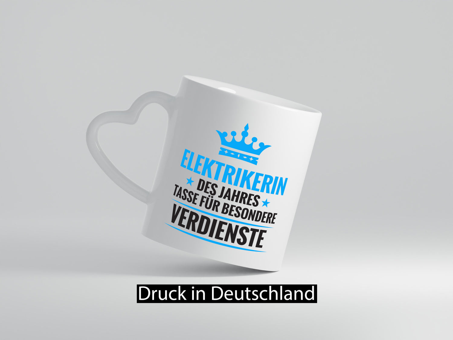 Besonderer Verdienst: Elektrikerin | Elektronikerin Humor Geschenkidee Tasse