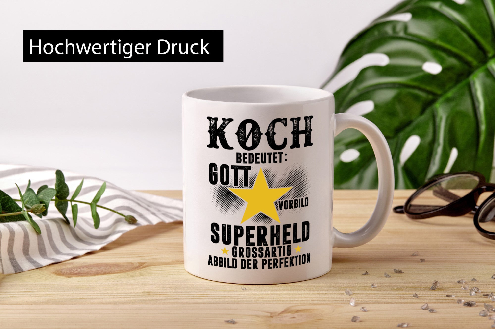 Bedeutung von Koch | Chefkoch Geschenkidee Arbeit Kollegen Büro Humor Tasse