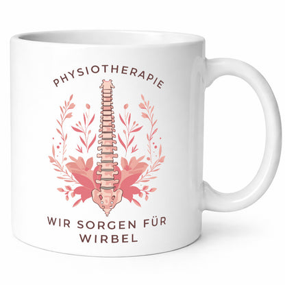 Physiotherapie wir sorgen für wirbel | Therapie lustig Humor Geschenkidee