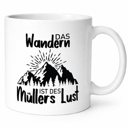 Das Wandern ist des Müllers Lust | Berge Sonne lustig Humor Geschenkidee