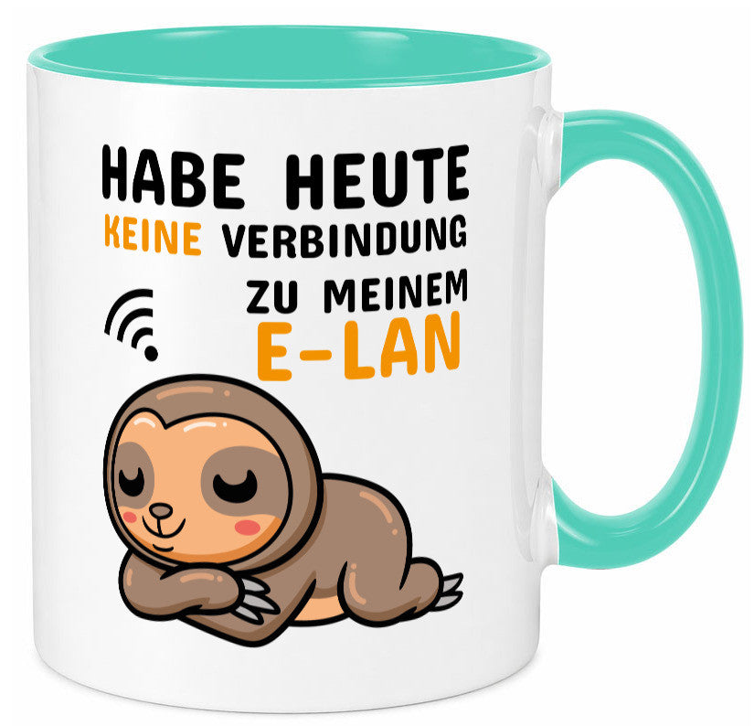 Keine Verbindung lustig Humor Geschenkidee Geschenk Tasse