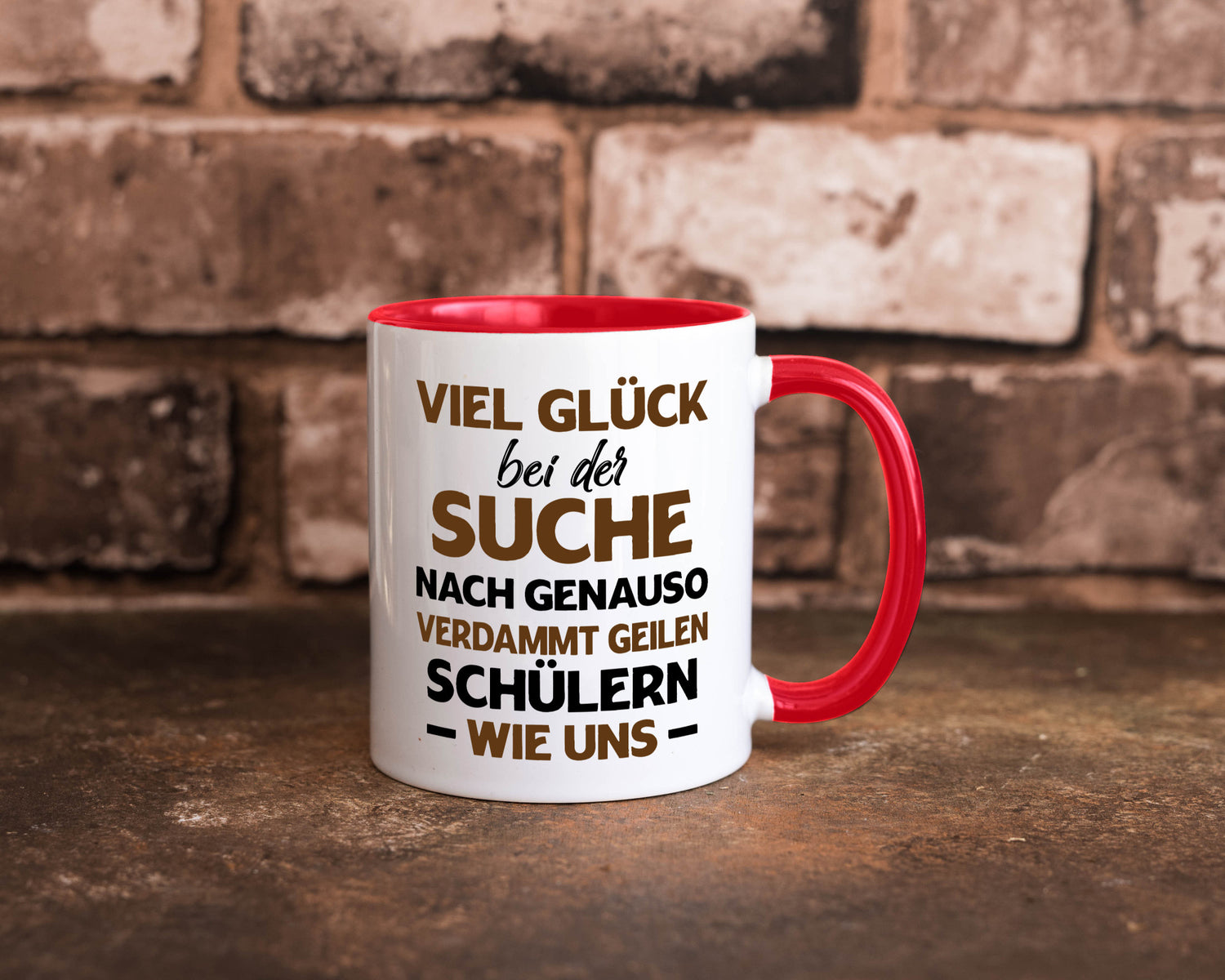 Viel glück | Geile schüler Schule Beste Lehrerin lustig Humor Geschenkidee