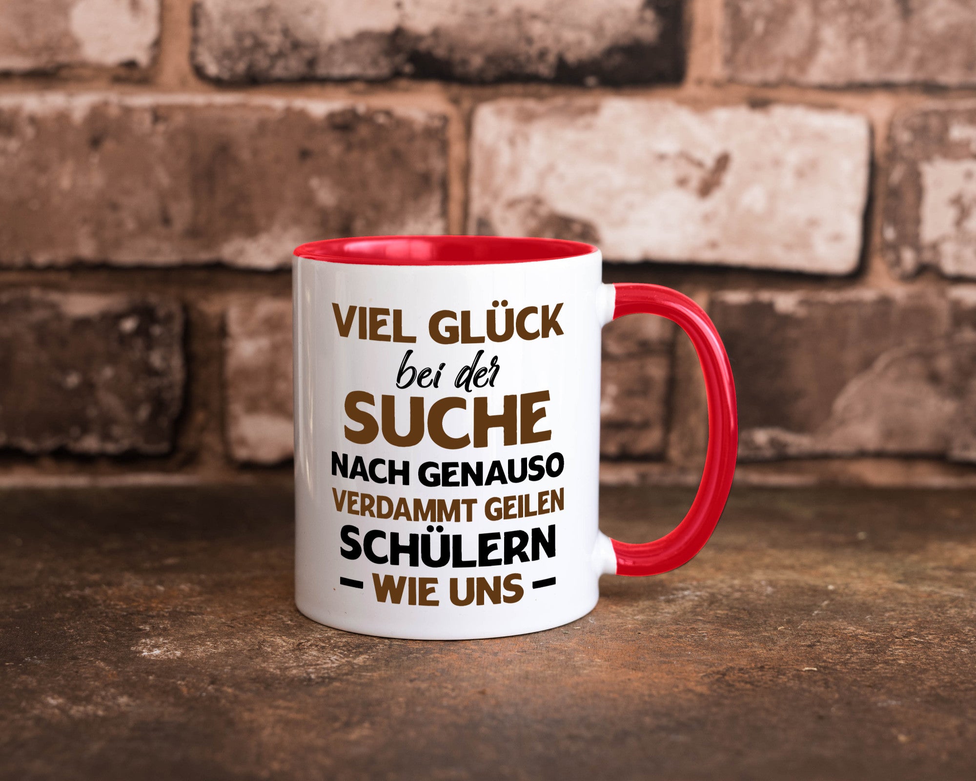 Viel glück | Geile schüler Schule Beste Lehrerin lustig Humor Geschenkidee