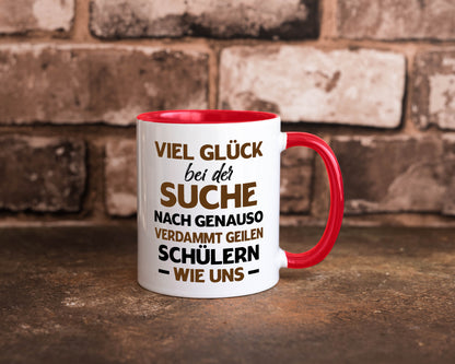 Viel glück | Geile schüler Schule Beste Lehrerin lustig Humor Geschenkidee