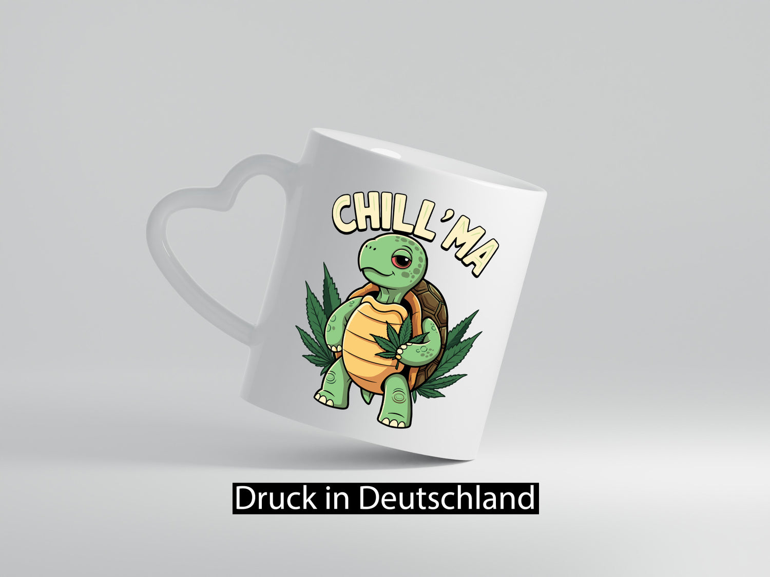 Chill ma | Cannabis Schildkröte v2 Geschenk Humor Geschenkidee lustiger Spruch
