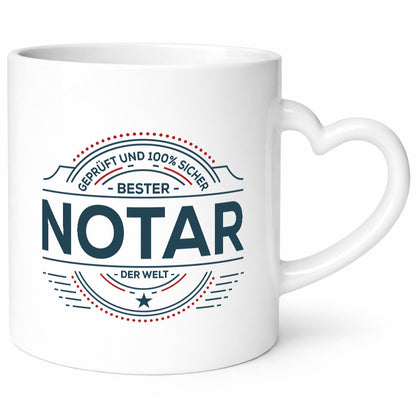 Geprüft und sicher: Notar | Jurist Geschenk Humor Geschenkidee lustiger Spruch